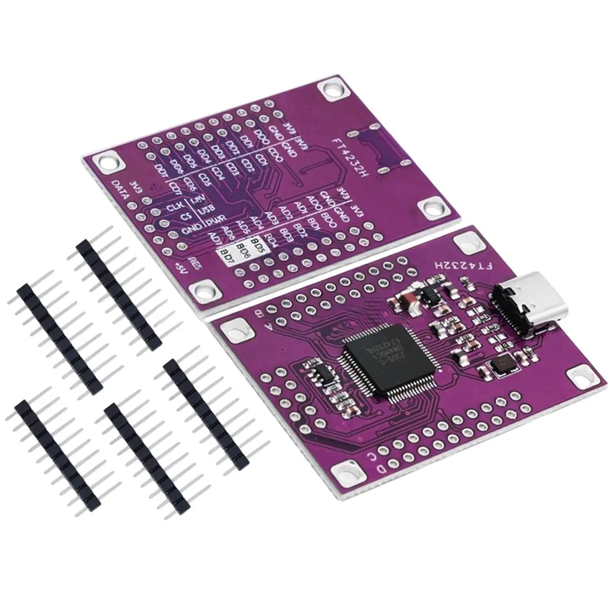 FT4232 Quad-Channel USB to Serial Port Module UART/SPI//JTAG/RS232/RS485/RS422 Module