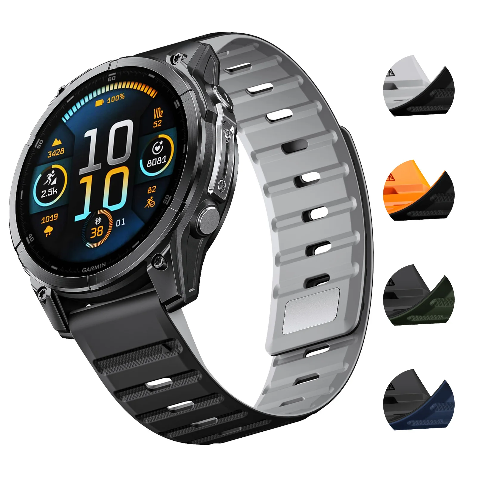 yZ[zQuickFit 26mm 22mm CVRXgbv Garmin Fenix 8 7 7X 6 6X 5X Plus/Epix Pro Gen 2 47mm 51mm 43/Enduro3 EHb`ohp