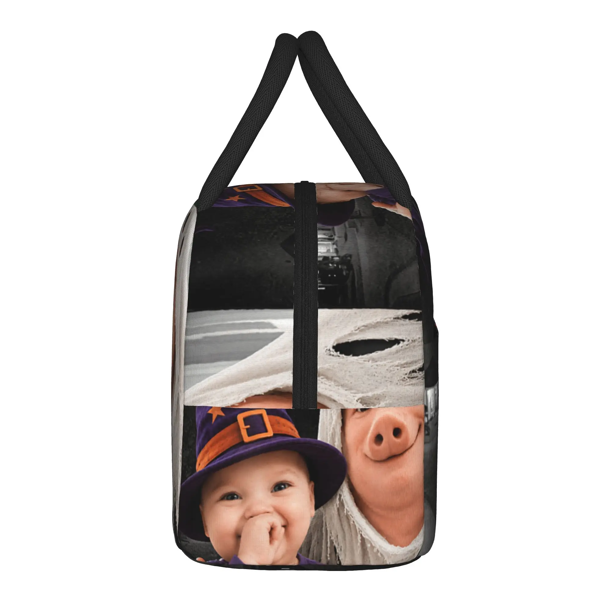 There is Motion At Your Front Door John Pork and Ai Baby Lunch Bag Office Lunch Box For Girls Casual Print Thermal Tote Handbags