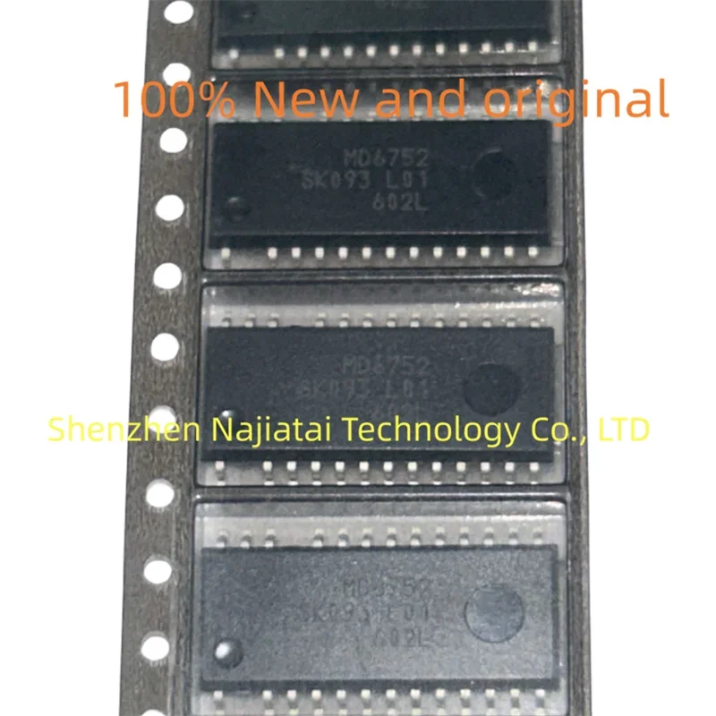 MD6752-L01-TL MD6752 SOP26 IC Chip, lote de 5 unidades, 100% nuevo, Original, MD6752-L01