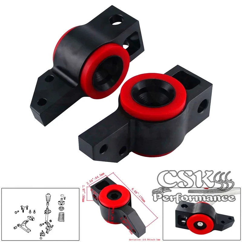 

Fits For VW Passta B6 B7 CC Tiguan Audi Q3 TT Front Suspension Control Arm Bushing