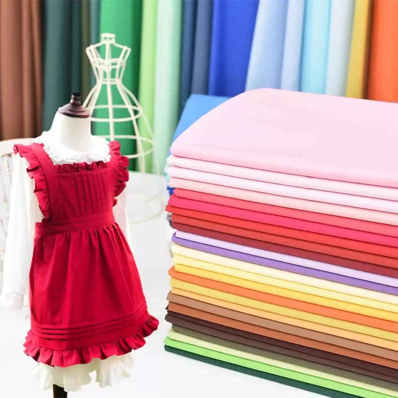 Wholesale Plain Cotton Poplin Fabric 100% Cotton Shirting Fabrics Premium Combed Cotton Poplin Fabric