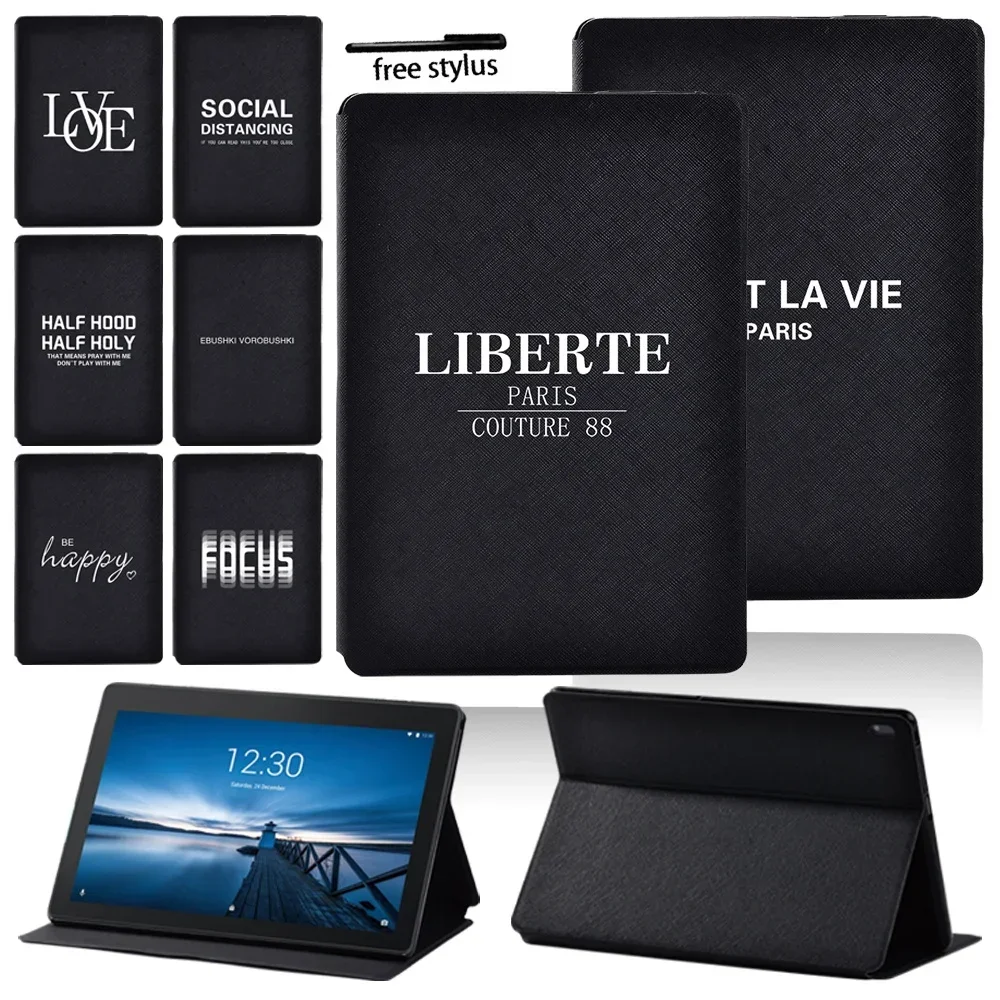 

Lenovo Tablet Case for Lenovo Tab E10 TB-X104F/M10 10.1" TB-X605F TB-X505/Tab M10 Plus 10.3" TB-X606F Leather Stand Case