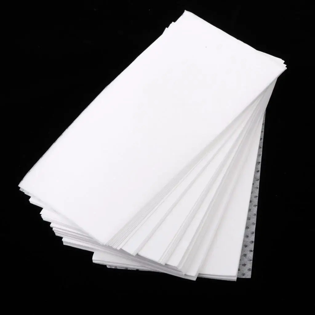 500pcs Home Home DIY Hair Rectangle End Wrap Permanent Paper