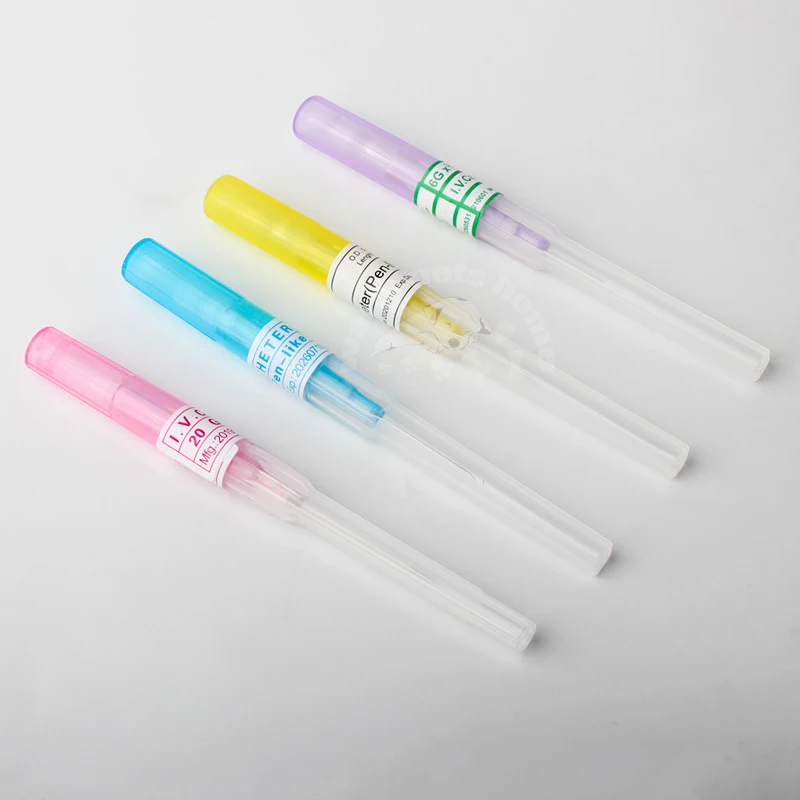 Sterile IV Cannula Pen Type Intravenous Injection Catheter 20G 22G 24G 26G Veterinary Suppliers