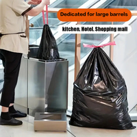50L/100L Kitchen Household Extra Thick Drawstring Type Garbage Bag,Bathroom Trash Bag,Disposable Trash Bag, Pouch Kitchen Storag