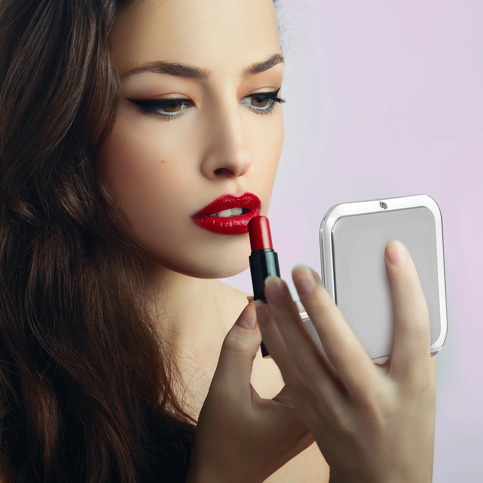 

Small Folding Mirror Portable Dual Sides 15x Magnification Travel Makeup Compact Pocket Mirror for Women Pocket Mirrors