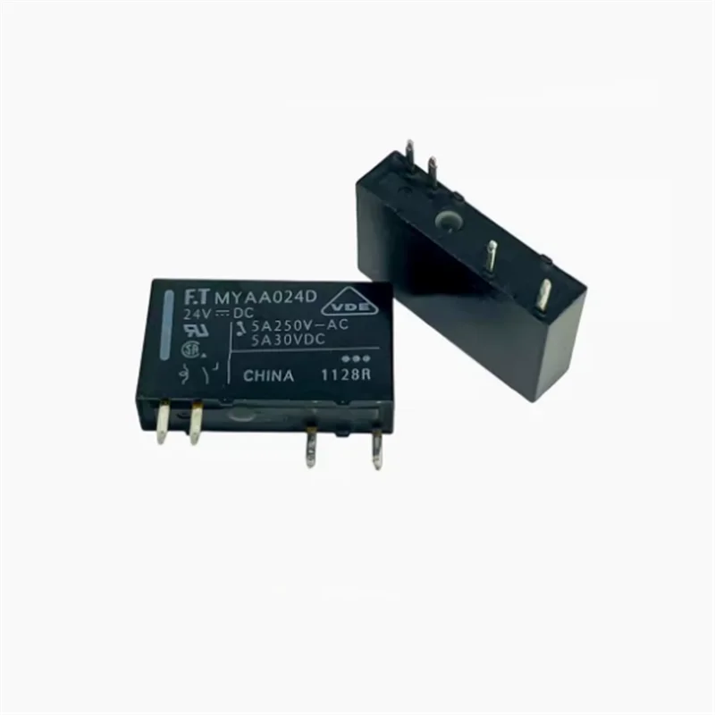 

HOT NEW F.T MYAA024D 24VDC DCV24 24V 5A 4PIN relay