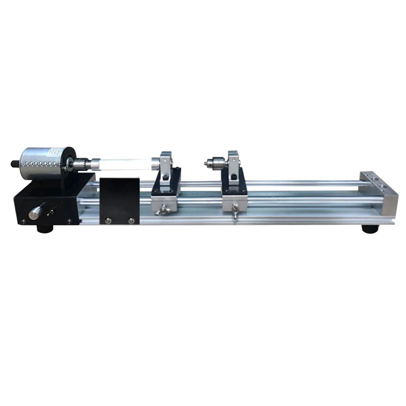 Upgrade DIY Multi-Function Mini Lathe 12-24V Guide Rail Forward Reverse Drilling Grinding Polishing