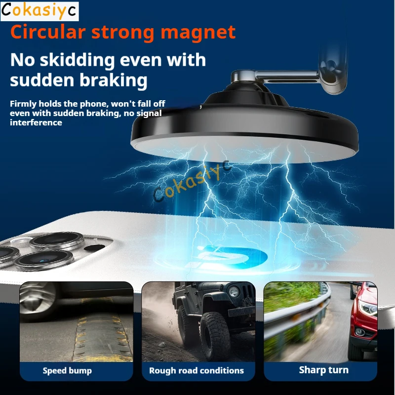 سيارة فراغ حامل هاتف مغناطيسي المحمولة طوي للتدوير شفط كأس حامل ل LYNK & CO 900 LYNKCO 09 01 18 03 05 06 07 #5