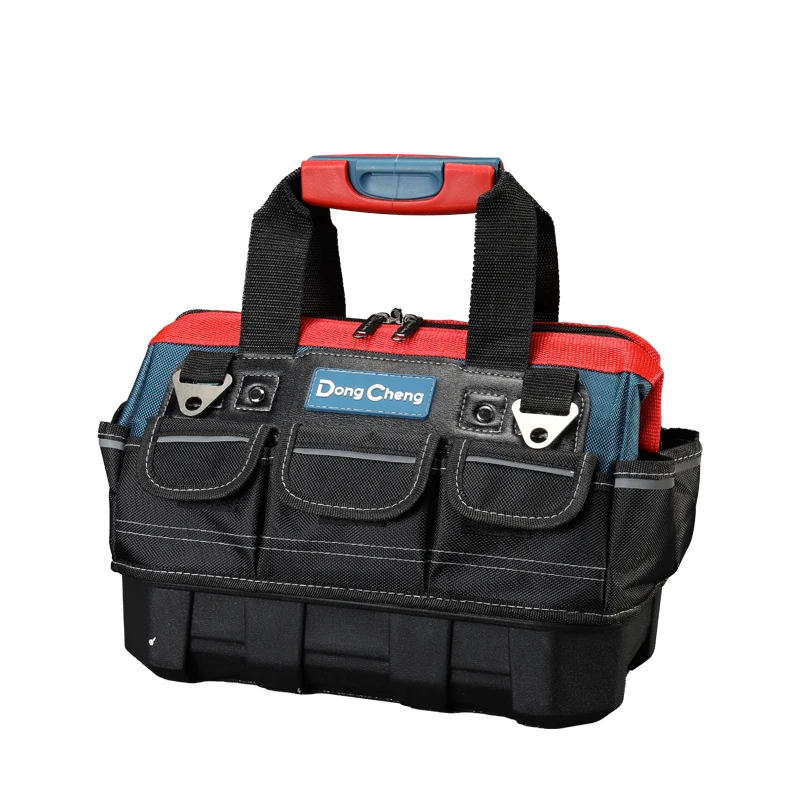 Tool Bags 1680D Oxford Cloth Electrician Bags With a rigid plastic base.  Waterproof Wear-Resistant High Capacity Storage Bag