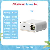 Wanbo X5 Projector 4K 1080P 20000 Lumens 1100ANSI Android 9.0 Dual Band Wifi 6 Projetor Office Home Theater Beamer Proyector