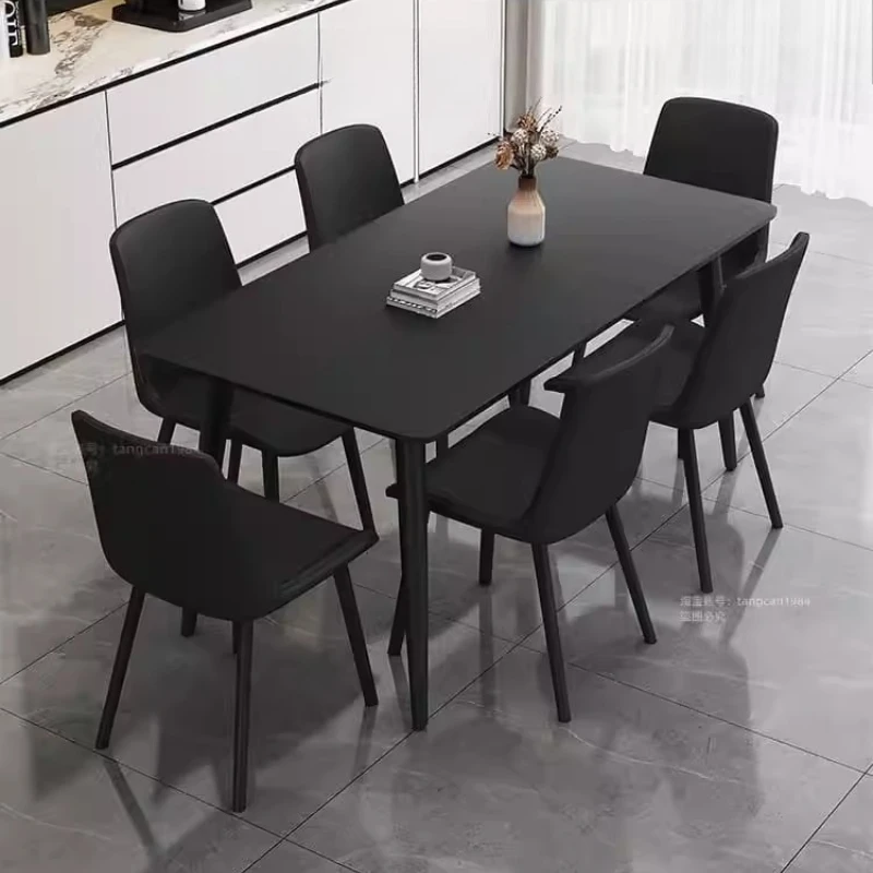 كراسي طعام بتصميم ريفي، كراسي طعام شفافة للمطبخ الفاخرة، أثاث منزلي حديث محمول Eetkamerstoel #4