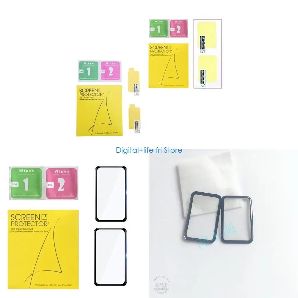 E06D 2 قطعة لهاتف هواوي هونور باند 6 واقي شاشة مضاد للخدش Smartband Co