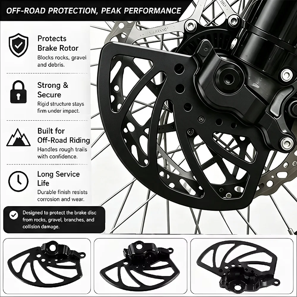 For Sur Ron Ultra Bee Surron Ultrabee Electric Dirt Bike Forged Front or Rear Brake Disc Guard Protector Motorcycle Accessories