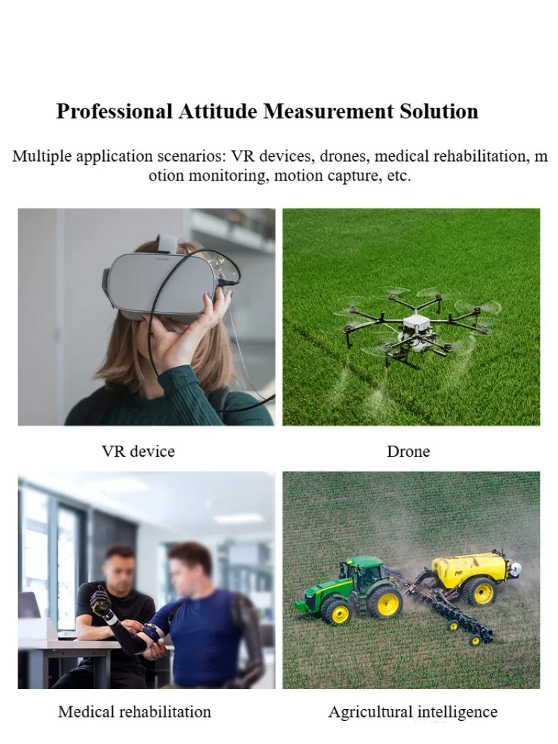 WT901C Six-Nine Axis Multi-Cascade Accelerometer Electronic Gyroscope Attitude Angle Modbus Sensor