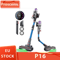 Proscenic P16 Wireless Flexible Battery Vacuum Cleaner, 550W 50Kpa Suction Power Motor, 55 Mins Runtime, Touchscreen, Anti-Tangle