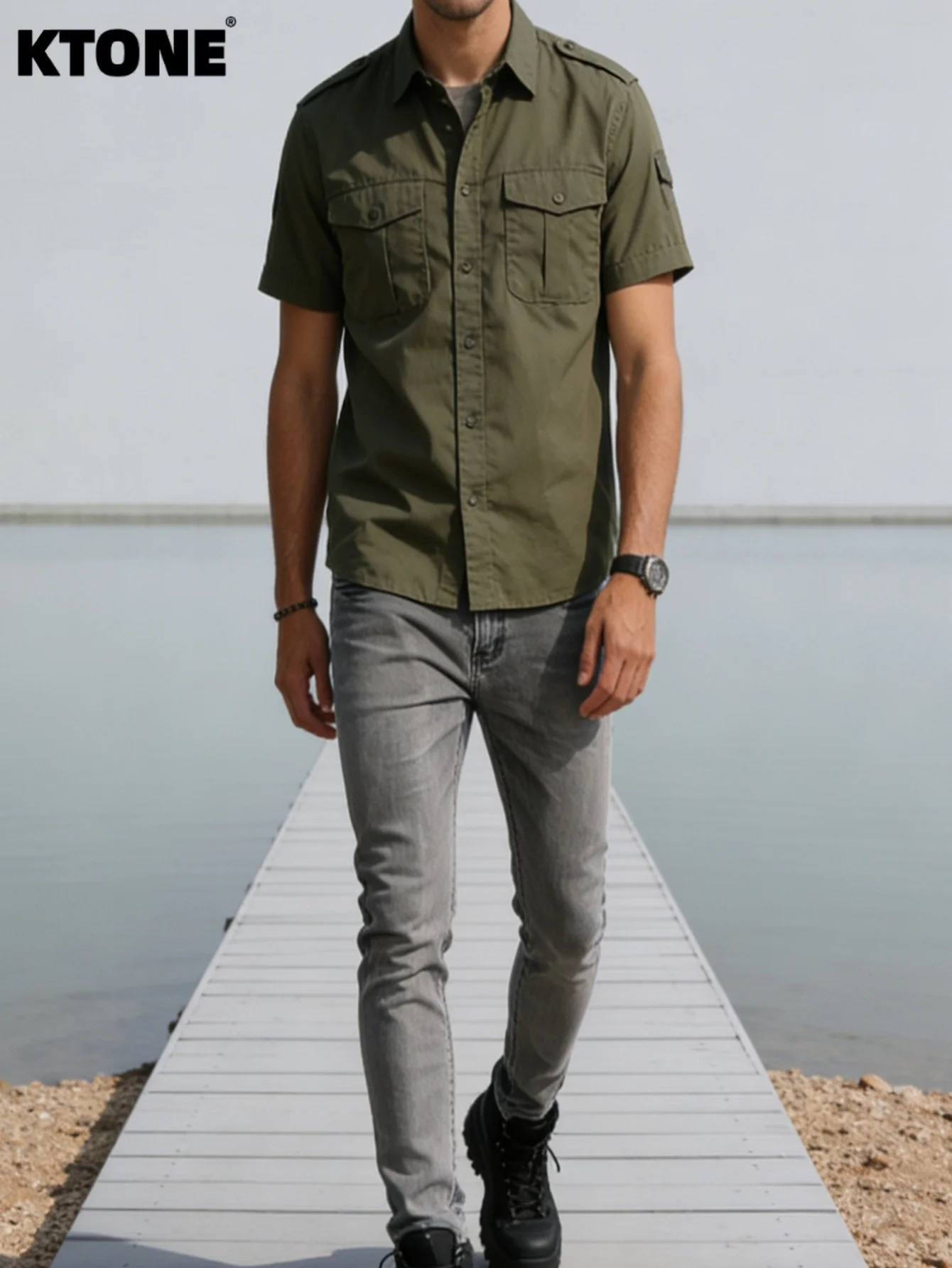 

Classic Gray Slim Jeans For Man Y2K Original Drip Style Casual Denim No accessories or belts included