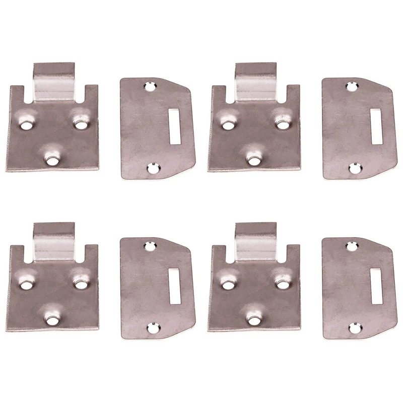 4X For Golf Cart 71610G01-71609G01 For EZGO Seat Hinge Bottom And Plate (1995-Up) TXT/Medalist Golf Cart