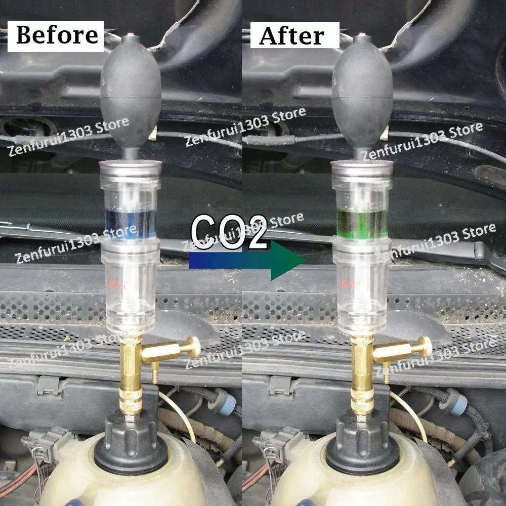 【2026】UpgradeEasy To Use Combustion Leak Tester Kit Co2 Fluid Head Gasket Test Car