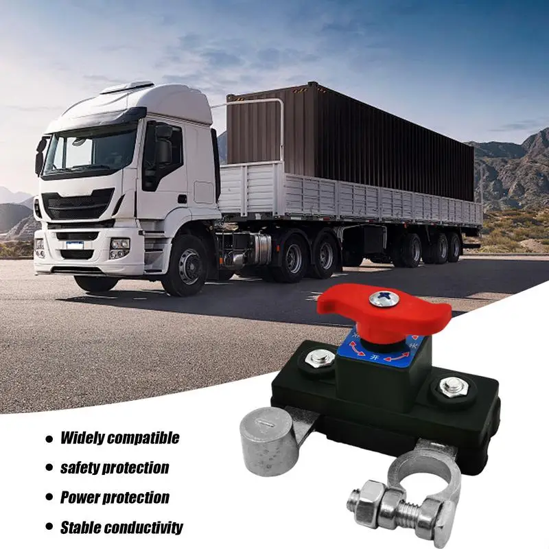 Car Battery Disconnect Control Battery Power Off Control 12V 24V Isolator Anti-Leakage Safety Equipment For Parking Traveling