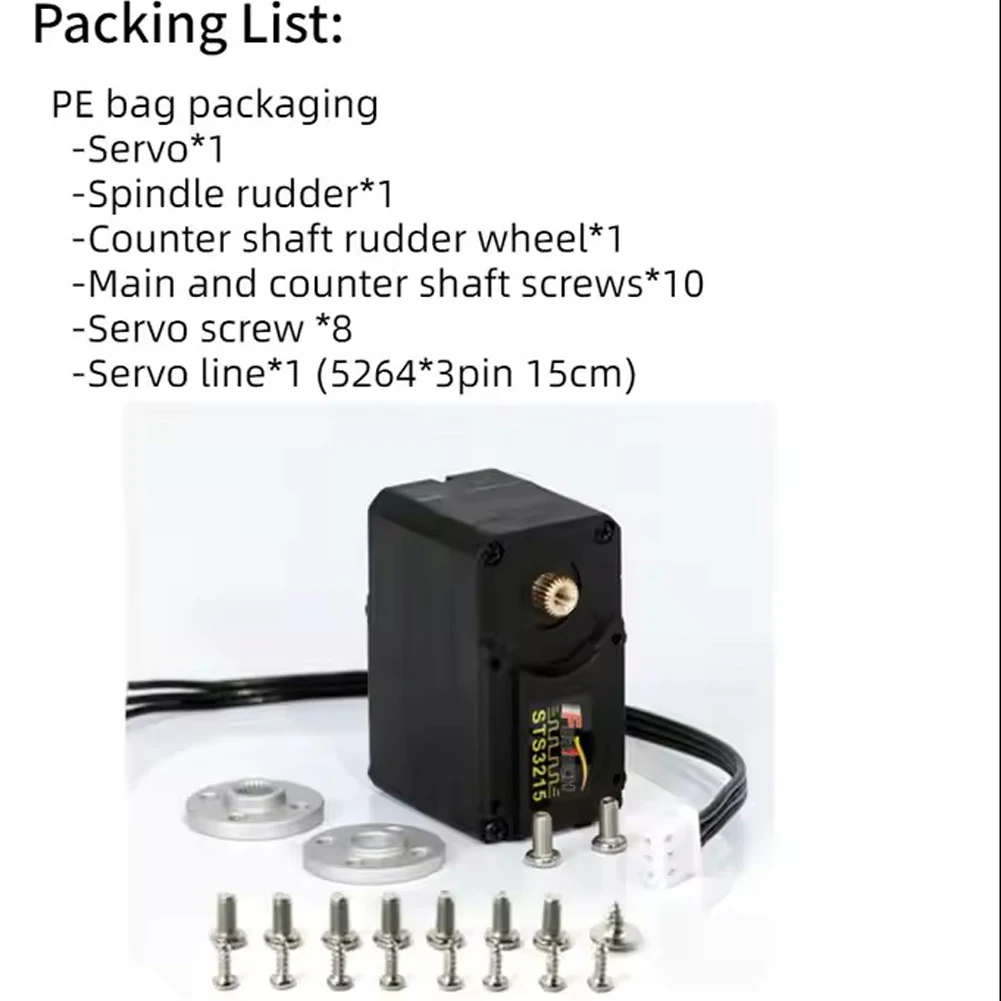 Feetech 7,4 V 19 kg ST-3215 serielles Bus-Servo 1/345 1/191 1/147 Getriebe Roboterarm magnetischer Encoder 360 °   für Roboterklemme SO-ARM100 URT1