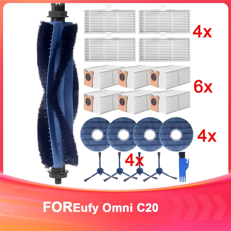 B90B-استبدال جزء مجموعة Foreufy Omni C20 أكياس الغبار Foreufy Omni C20 أجزاء المكنسة الكهربائية
