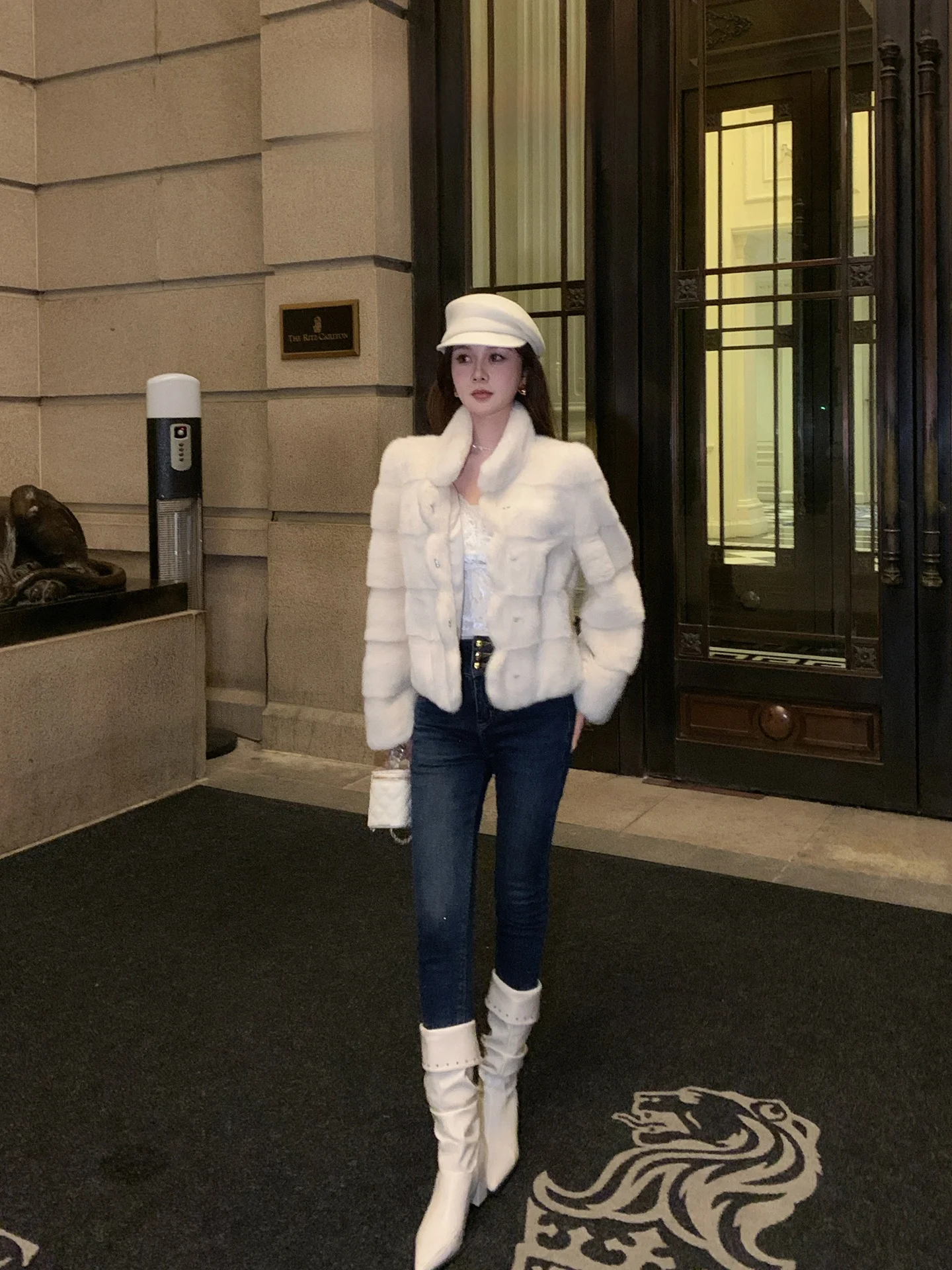 

Прямые джинсовые джинсы с высокой талией, женские осенне-зимние новые утягивающие длинные брюки AZZHEN (3) Cetitor Product