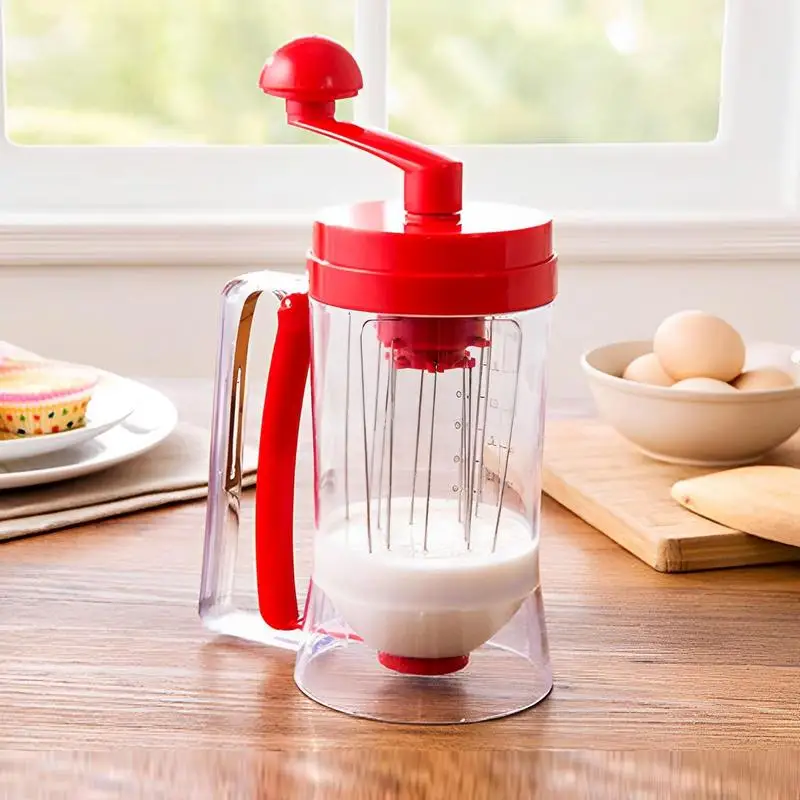 

900 мл кекс блины торт крем торт диспенсер для теста машина для выпечки инструменты для выпечки воронка Speratator ручные инструменты для выпечки «сделай сам»