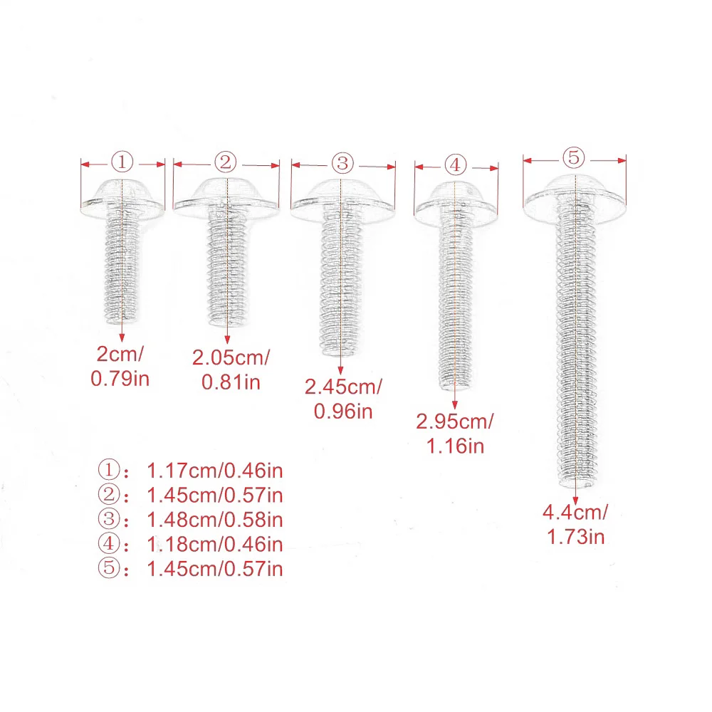 For Suzuki Katana 600 650 750 1100 GSX600F GSX650F GSX750F GSX1100F Motorcycle CNC Fairing Bolts Kit Screws Nut