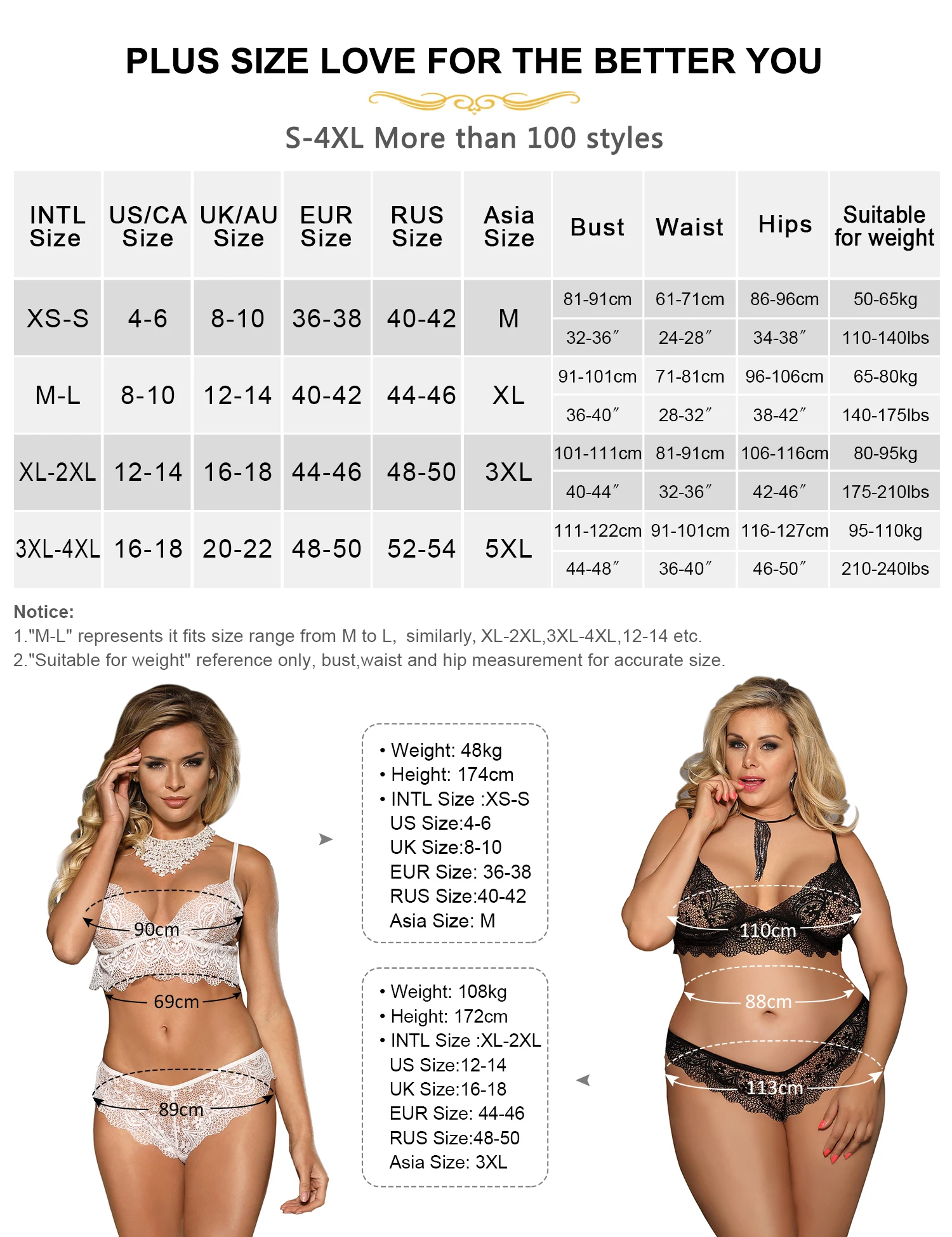 Ohyeahlady Women\'s Bra and Brief Panties Sets Black Lace Floral Pattern Exquisite Sleepwear Sets Plus Size Sexy Bra Lingerie Set