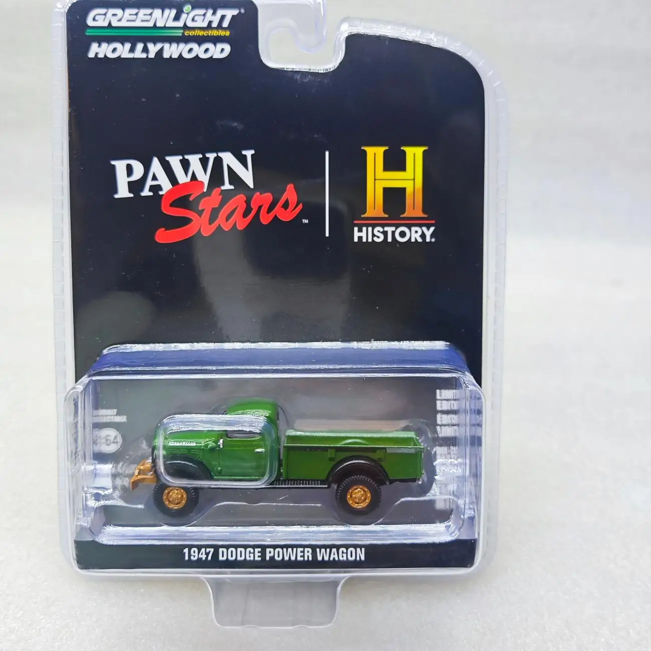 

GreenLight 1:64 1947 Dodge Power Wagon Truck 62030-D Simulation Alloy Mini Car Model Collection Ornament Kid's Gift