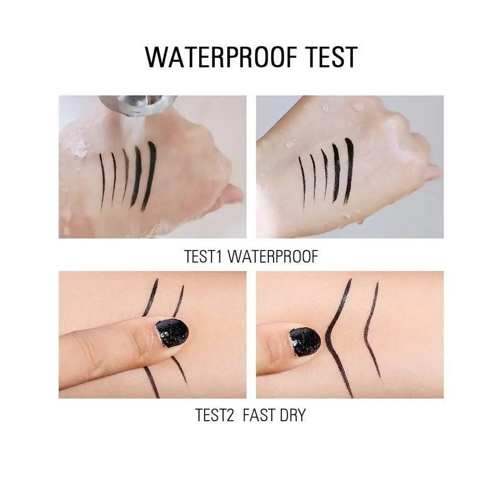 Zwarte Vloeibare Eyeliner Pen Waterdichte Sneldrogende Eyeliner Langdurige Eyeliner Enkele Rijke Eyeliner Pen Make-Up Cosmetica