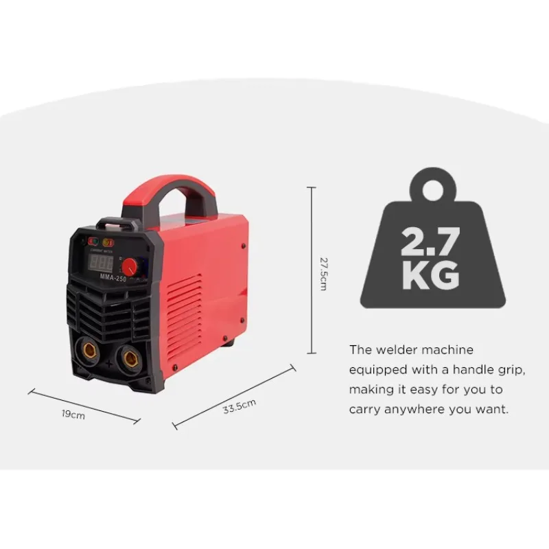 ماكينة لحام Mma محمولة سريعة التسليم Mma 250