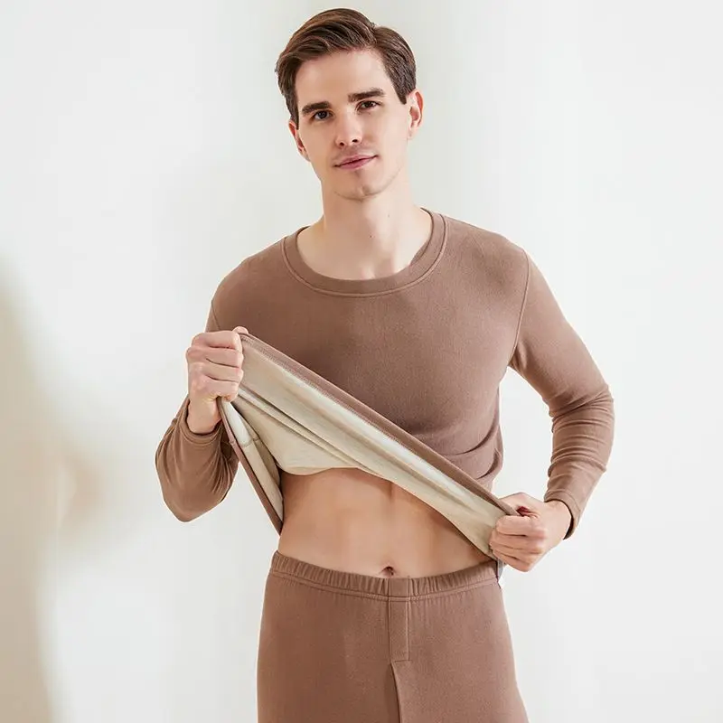 Thermal Underwear For Women Men Winter Clothes Wool And Silk Warm Thickened Long Johns bottoming Two Piece Sets Thermos Clothing