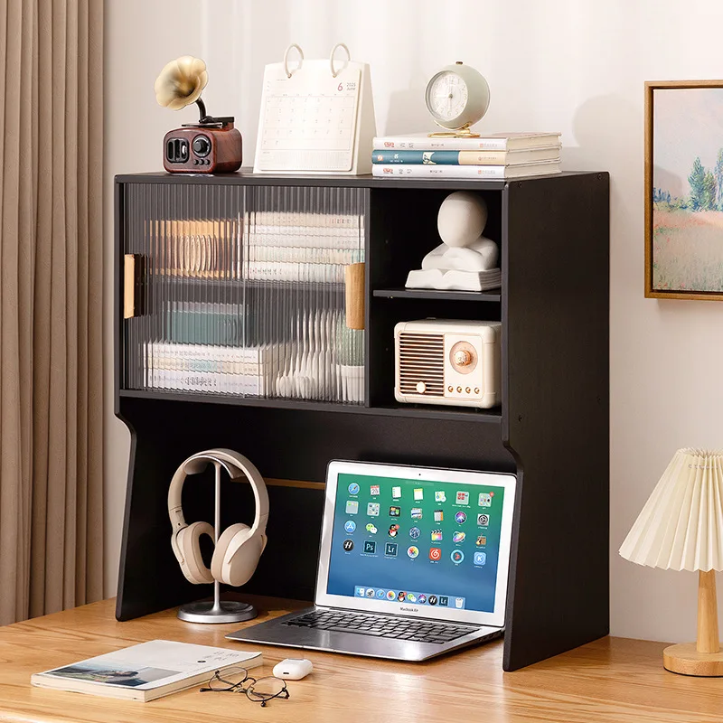 

Книжный шкаф Полка для гостиной с дверным шкафом Интегрированный решетчатый шкаф Витрина от пола до пола Многослойная комбинация