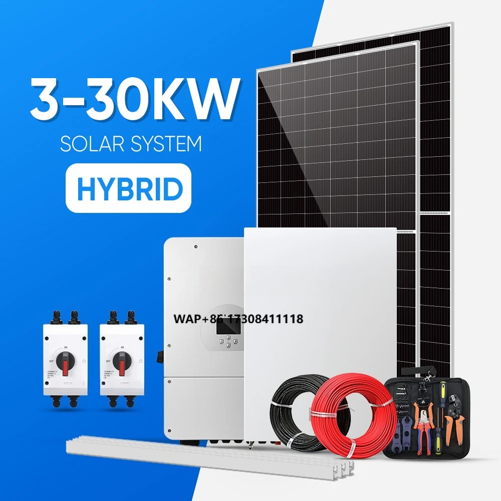 Solar Energy System Full Set 10 kw 15kw 20kw 30kw off Grid Hybrid Solar System