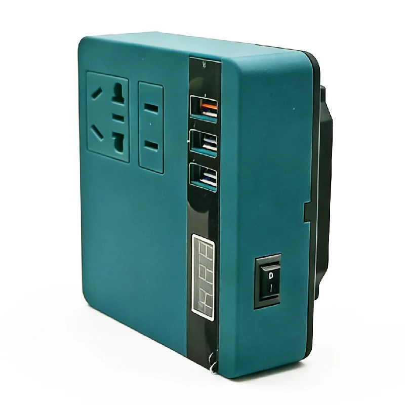 Werkzeugteile für Makita 18V Lithium-Akku, für Milwaukee, für M18, für DeWalt, für DaYi 220V Intelligenter Inverter USB Power Bank