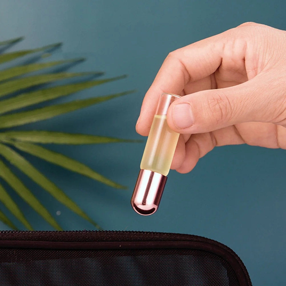

10Pcs 3ml Essential Oil Roller Bottles Portable Durable Leak Proof Perfume Travel Use Roller Bottles Perfume Bottle