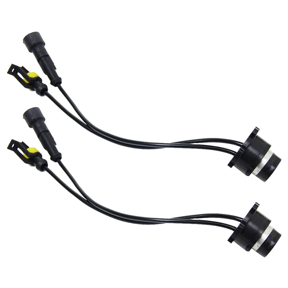 2pcs D2S D4S HID Ballast AMP Wire Harness Adapter Holder Socket Plug Cable HID Xenon Light Bulb Cable Connector Car Accessories