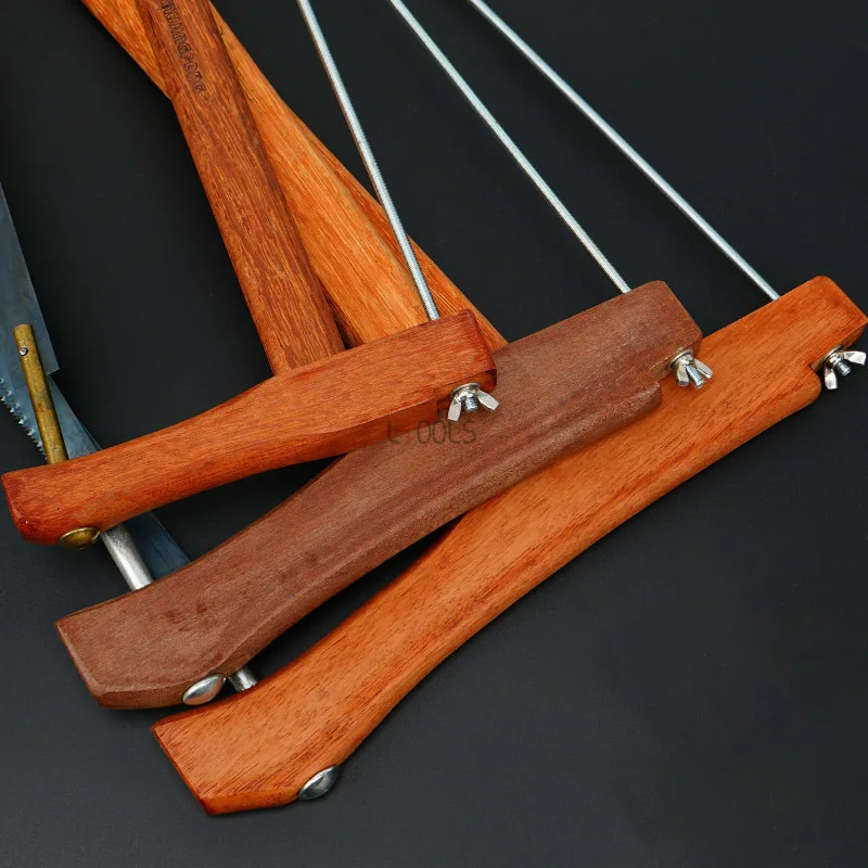 Woodworking Frame Saw Hand Push-Pull Saws Traditional Old-fashioned Hand Saw Manganese Steel Saw Blade Wood Cutting DIY Tool