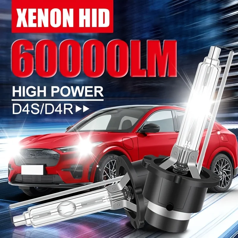 2PCS Car Xenon Lamp European Style D1S/D1R D2S/D2R D3S/D3R D4S/D4R Car Xenon Lamp Bulb Car Xenon Headlight 6000K 8000K