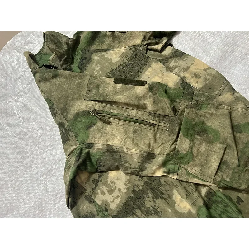 Outdoor Taktische Wander-T-Shirts für Herren, Kampf-Militär-Armee-CP-Tarnung, langärmelig, Jagd- und Klettershirt, Baumwolle, Sportkleidung – Detail 19