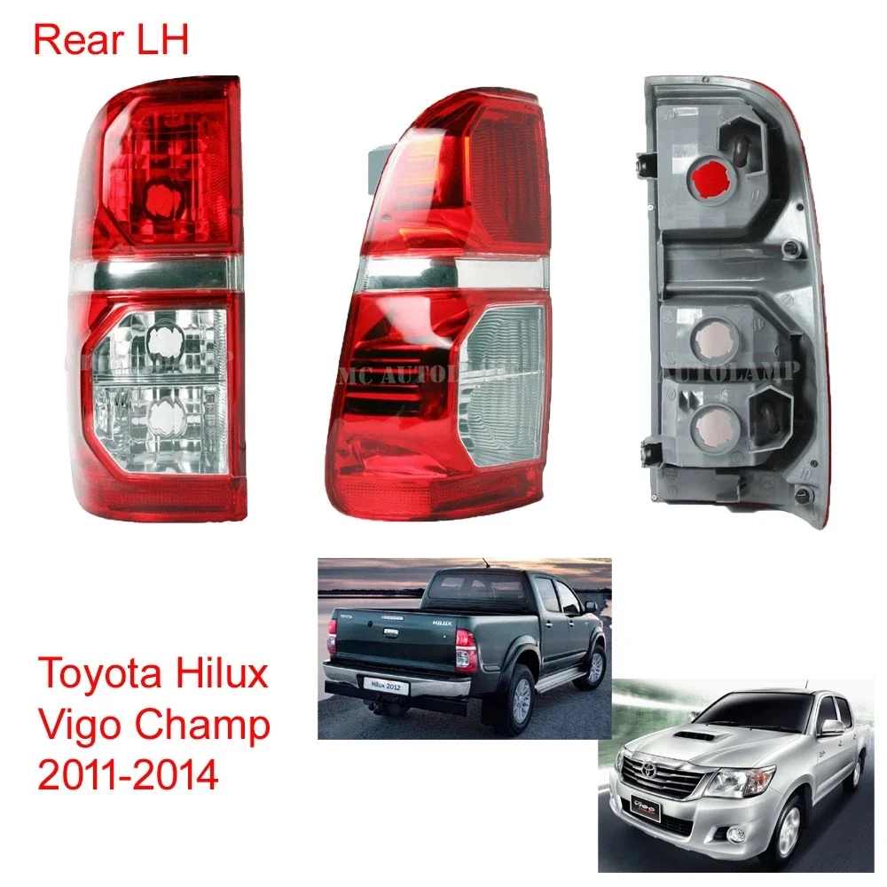 المصد الخلفي الذيل ضوء الجمعية لتويوتا هايلكس فيجو تشامب Mk7 KUN TGN 2011 - 2014 81561-OK150 #3