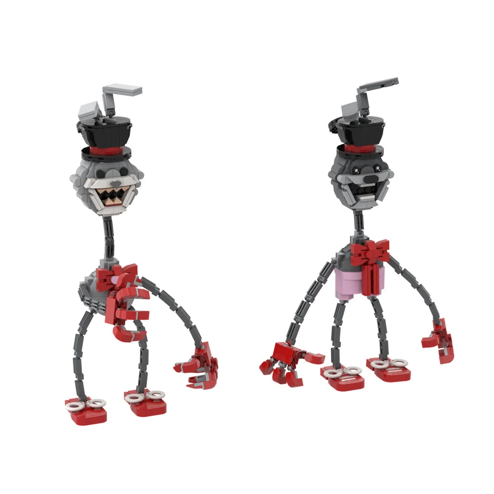 Gobricks MOC Horror Gry Znalezienie Frankie Klocki Model Horror Królik Potwór Figurki Kreatywność Klocki Zabawki Prezent