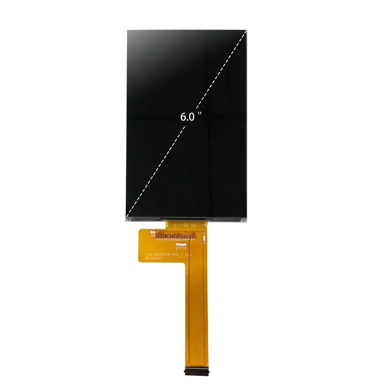 Hot Sale High resolution IPS TFT LCD without backlight DBM060M2K10 6 inch 2k monochrome LCD display