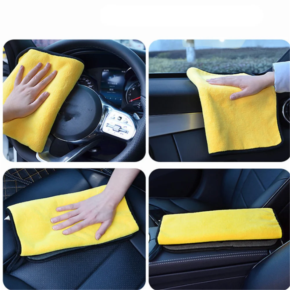 Car Accessories Wash Towel cloth for Toyota Camry Corolla RAV4 Yaris Highlander Land Cruiser PRADO Vios Vitz Reiz