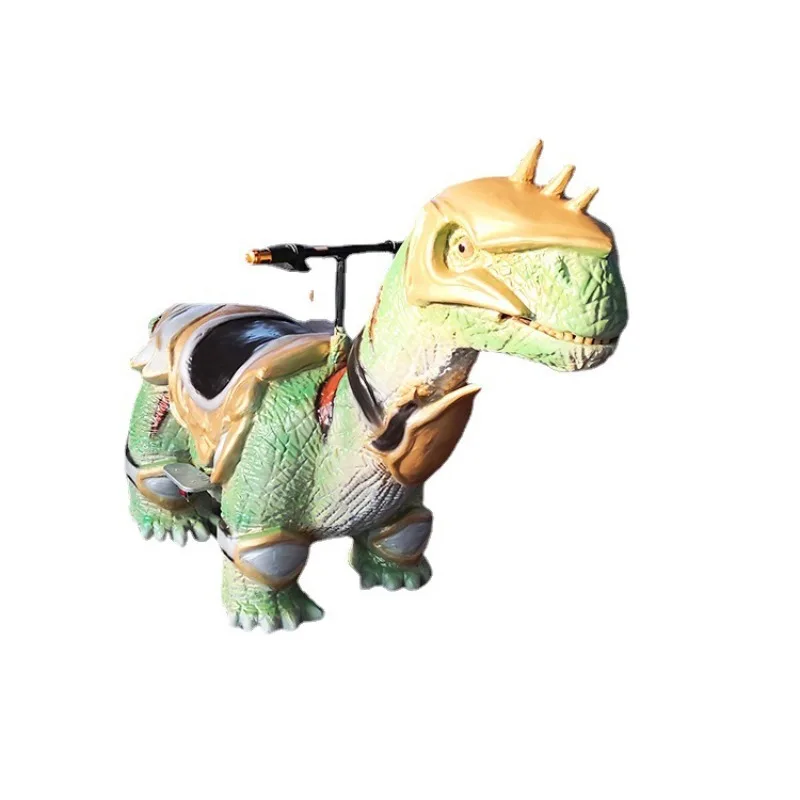 Plaza shopping mall children's interactive dinosaur car, simulated dinosaur model