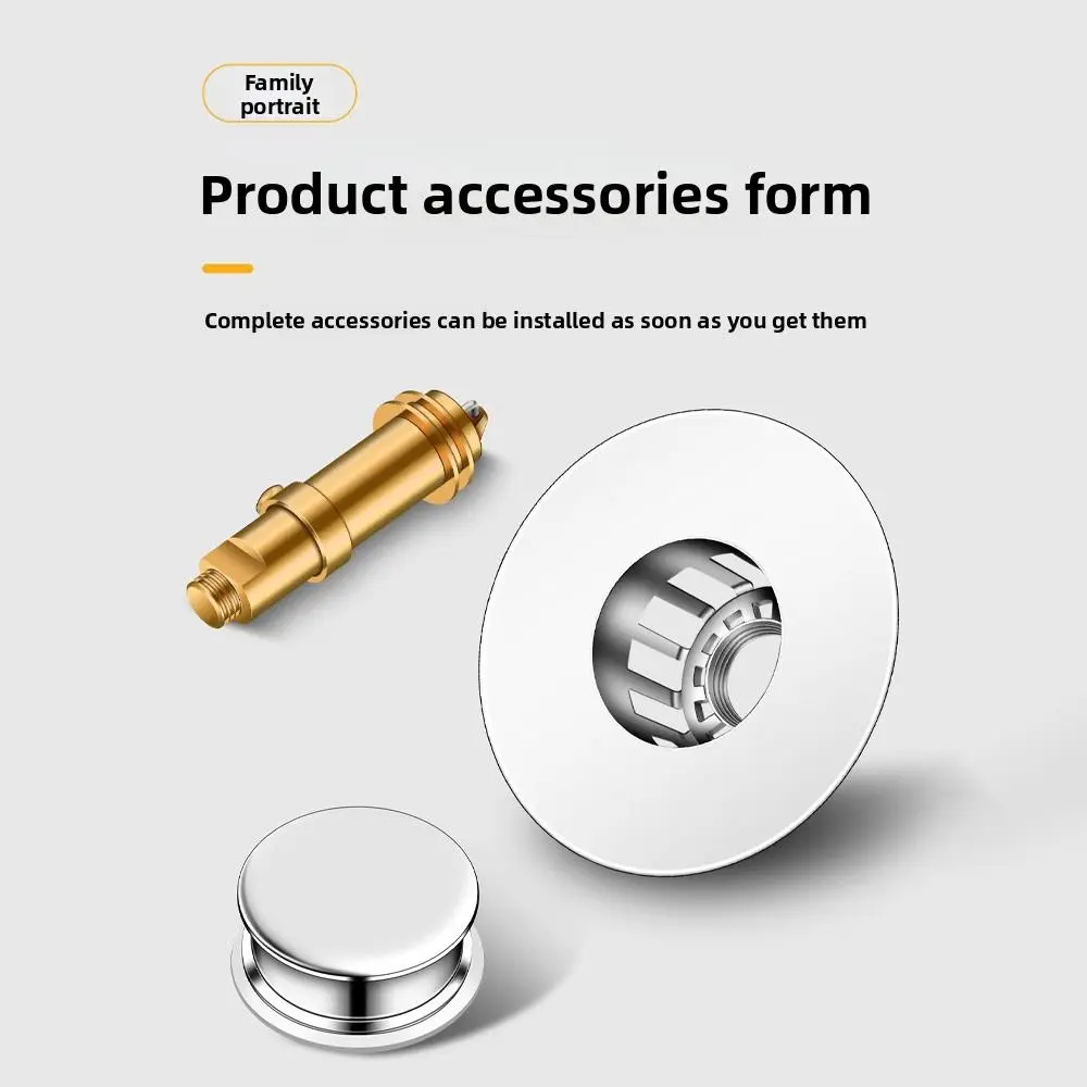 

Универсальная всплывающая пробка для ванны, нержавеющая защита для слива, сливная пробка для ванны, прочная сливная пробка с защитой от засорения