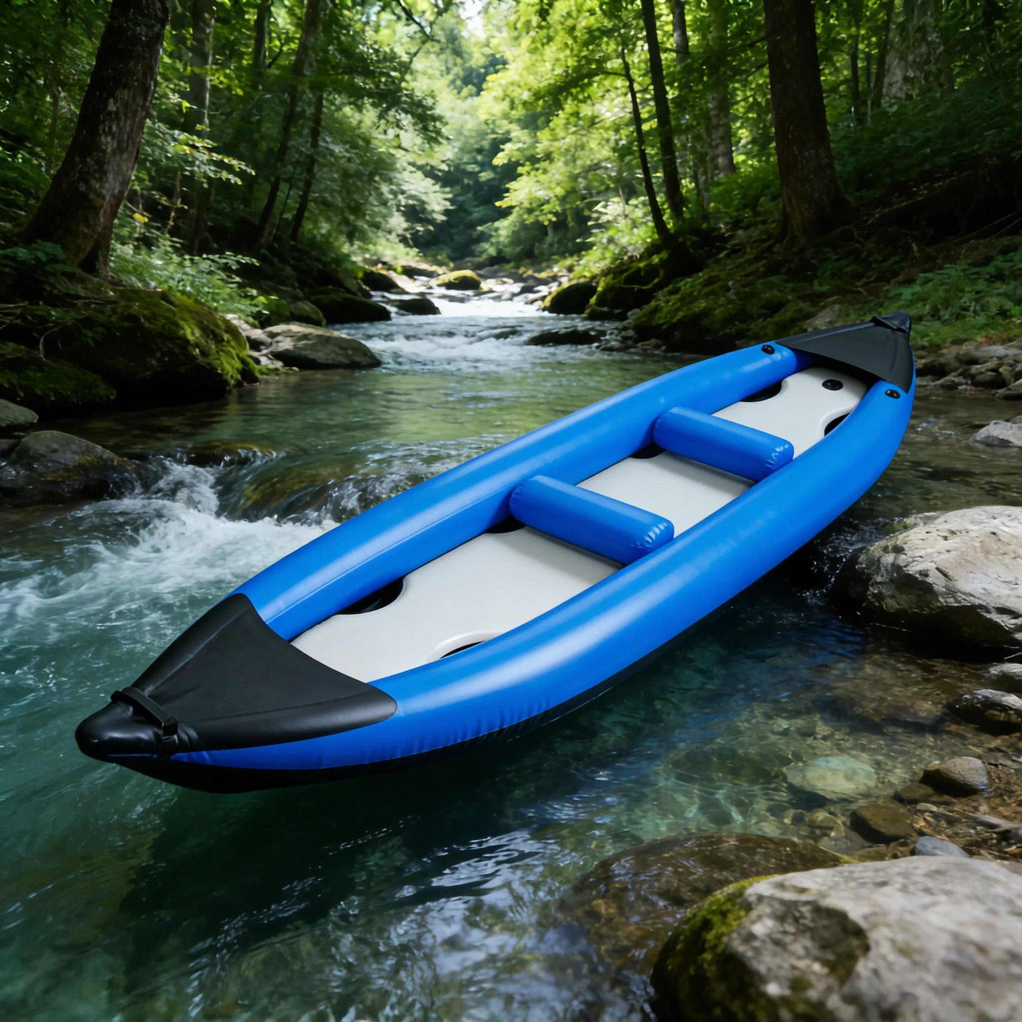 

Professional Canoe/Kayak & Inflatable Boat with Motor with High Pressure Air Chambers and Durable Hull for Rough Waterspromote s